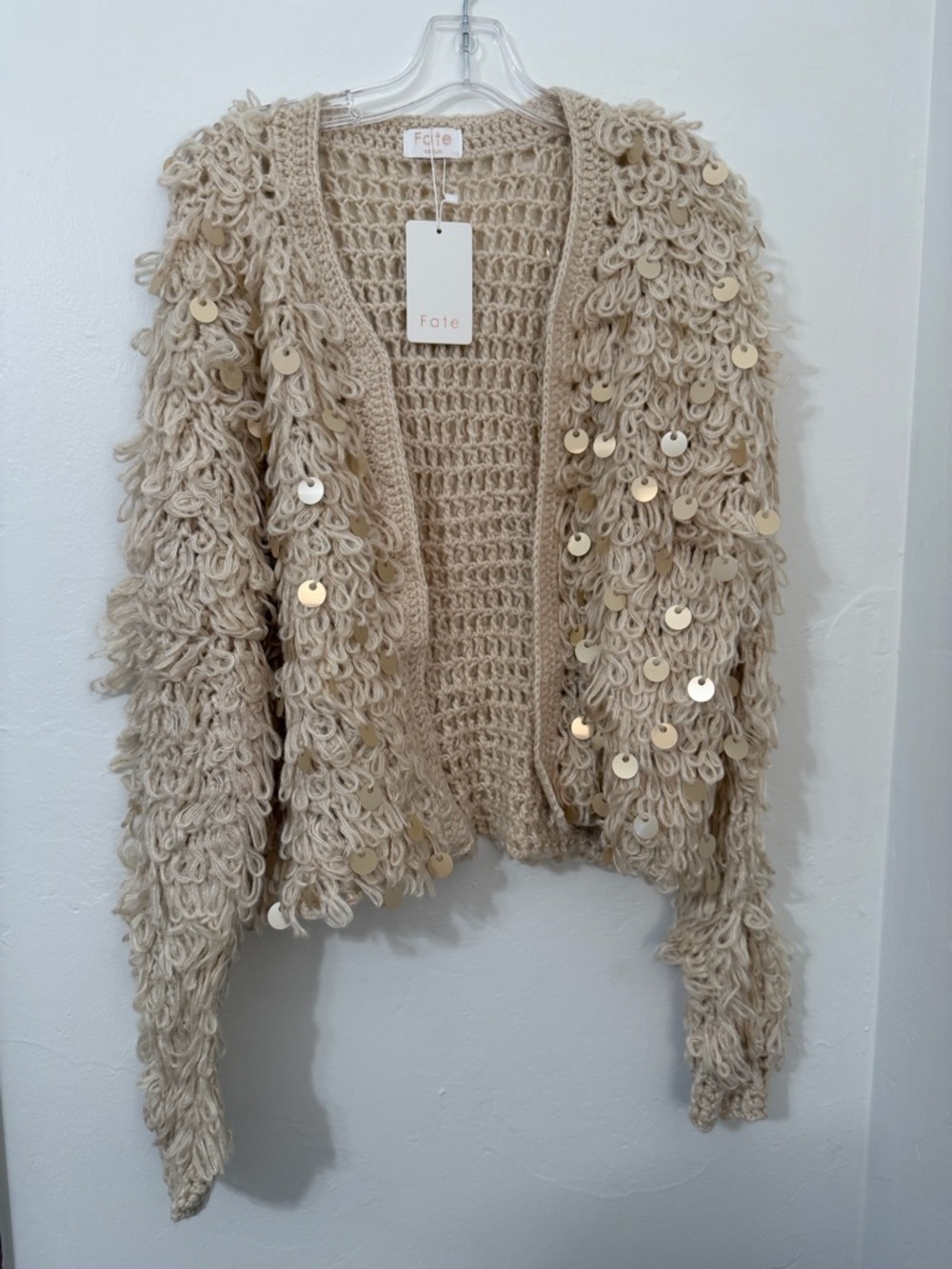 Knit sequin sweater